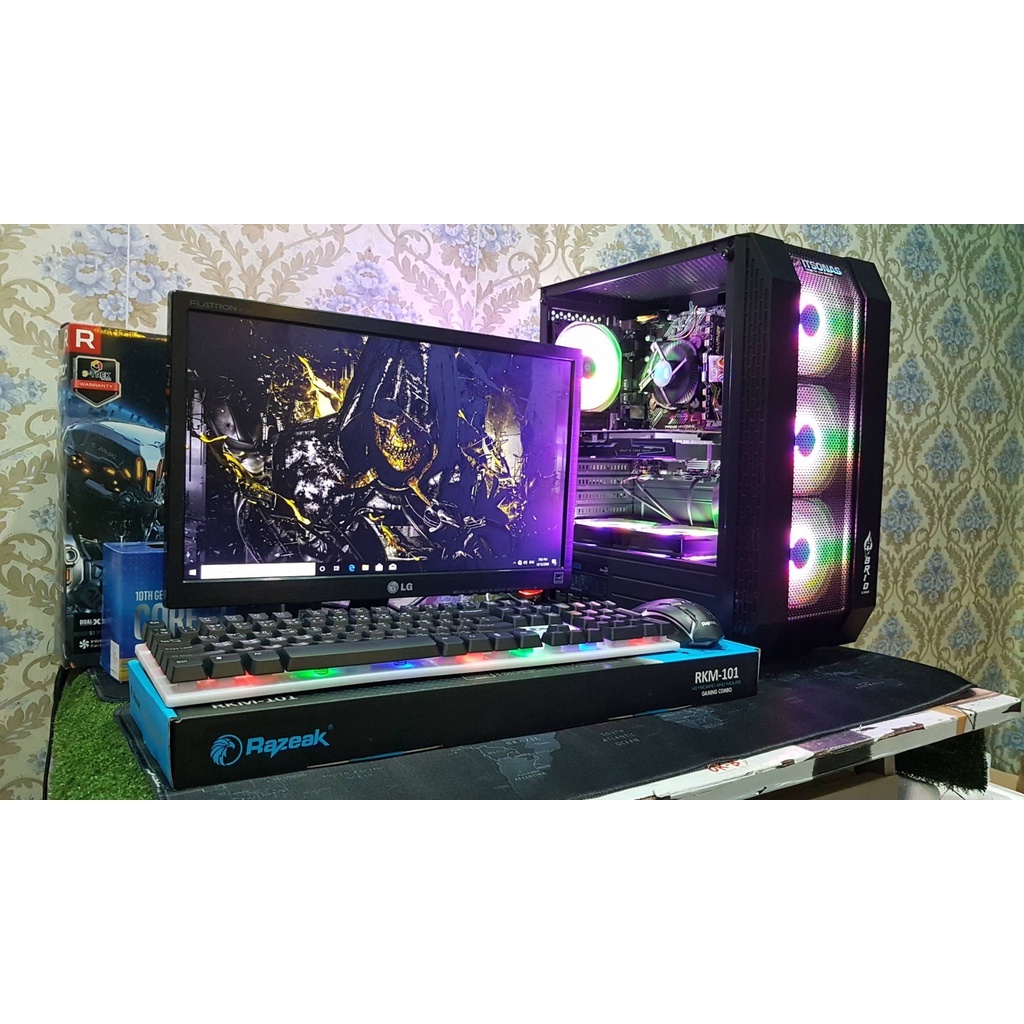 คอมพิวเตอร์ เล่นเกม ครบชุด FX-6300 6C 6T / RAM 8G DDR3 / Radeon HD 7730 / HDD 500GB / จอ 20 นิ้ว พร้