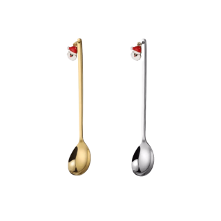 โปรโมชั่น : ช้อนกาแฟสแตนเลสพร้อมจี้คริสต์มาส