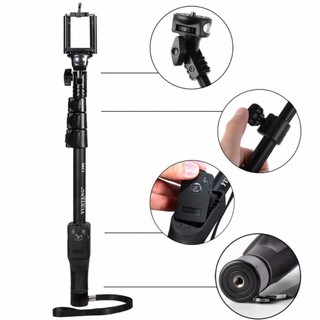 Yunteng Monopod ไม้เซลฟี่บลูทูธพร้อมปุ่มซูมเข้าออก รุ่น YT-1288 (Black)