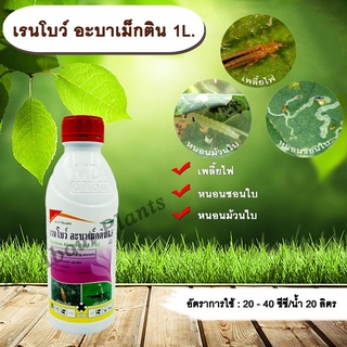 เรนโบว์ อะบาเม็กติน 1L.อะบาเม็คติน สารกำจัดแมลงเพลี้ย หนอน เพลี้ยไฟ หนอนชอนใบ หนอนม้วนใบ หนอนแมลงวันชอนใบ allaboutplants