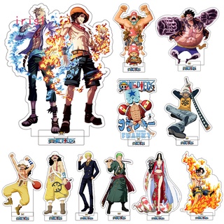 ฟิกเกอร์อะคริลิค รูปการ์ตูนอนิเมะ One Piece Luffy Zoro Peripheral