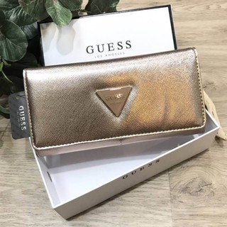 GUESS FACTORY WOMENS SAFFIANO LONG WALLET