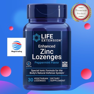 Life Extension Enhanced Zinc Lozenges (Peppermint) / 30 Vegetarian Lozenges