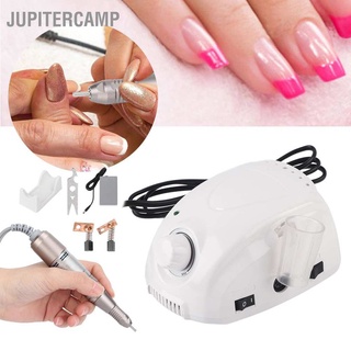 Jupitercamp เครื่องเจาะเล็บไฟฟ้า 35000RPM ความเร็ว 2.35 มม. ปรับได้ สําหรับร้านเสริมสวย