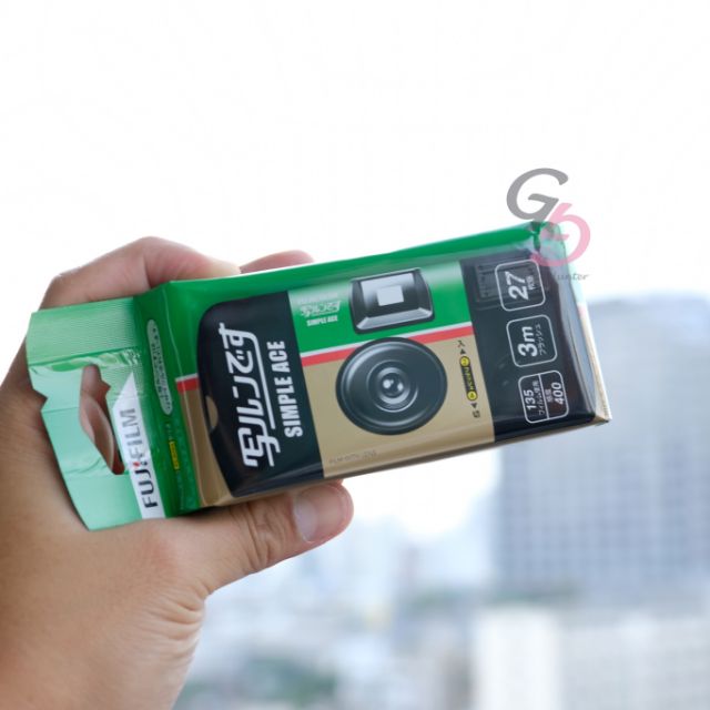 📷📸 กล้องฟิล์มใช้แล้วทิ้ง Fujifilm​ Simple Ace (iso 400 ถ่ายได้ 27 รูป) 📸📷