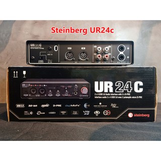 Steinberg UR24C Audio Interface 2in-4out แถมฟรี Cubase10.5AI&LE ...