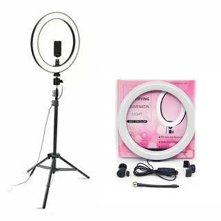 ชุดไฟสตูดิโอ S31 BEAUTY LIVE ROUND LAMP WITH STAND