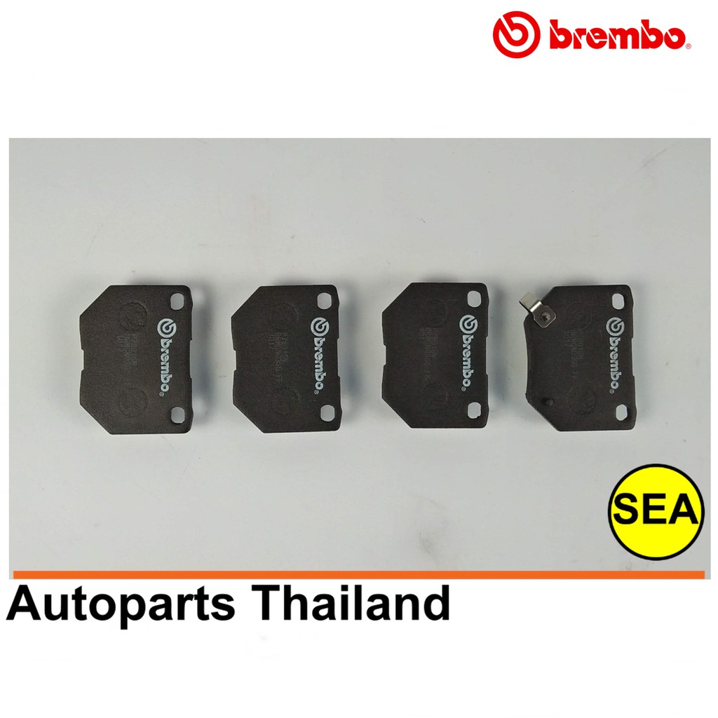 ผ้าเบรกหลัง BREMBO รุ่น CERAMIC สำหรับ NISSAN  300 ZX Fairlady 3.0T (Z32) ปี 89-97 (1เซต) P78016C