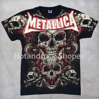 เสื้อยืดวงร็อค Metallica OVP 01 HOTANDROCK