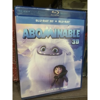 Blu-ray แท้ มือ 1 Abominable มนุษย์หิมะเพื่อนรัก การ์ตูน 2d/3d เสียงไทย ซัพไทย