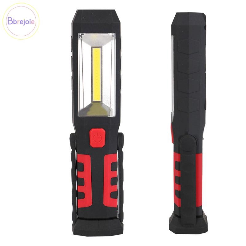 COB LED Magnetic Work Light Lamp White Flashlight Battery Power Car Repair Tool