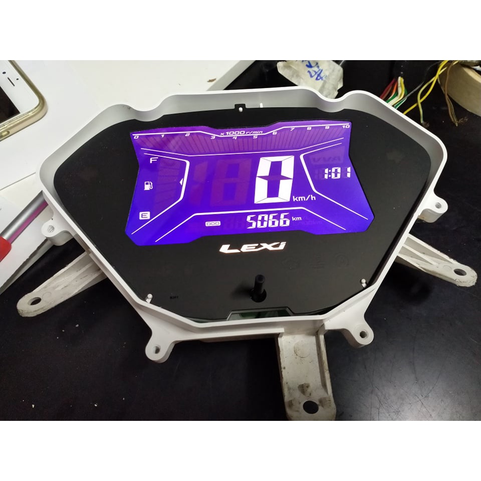 เรือนไมล์ YAMAHA LEXI 125 std 2019 สภาพตามรูป ไม่มีกรอบบน