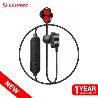 [ส่งฟรีไม่ต้องใช้โค้ด] CLiPtec BBE104 AIR-2SONIC หูฟัง บลูทูธ ไร้สาย ชุดหูฟังบลูทูธไร้สาย ออกกําลังกาย คล้องคอ สเตอริโอ