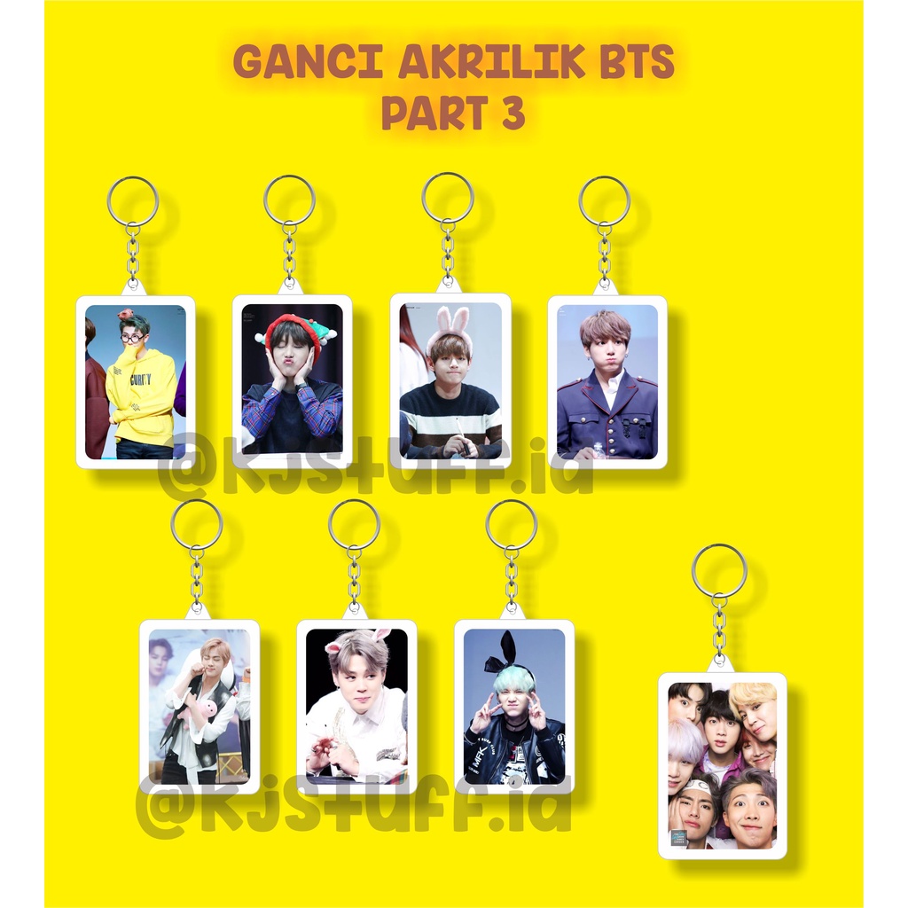 GANTUNGAN [ตอนที่ 3] BTS KPOP ACRYLIC KEYCHAIN REVERSIBLE PICTURE KEYCHAIN