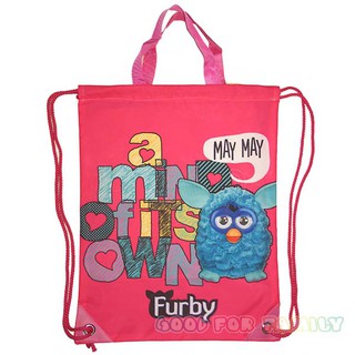 กระเป๋าเชือกรูด Furby เฟอร์บี้ กระเป๋าใส่ชุดว่ายน้ำ