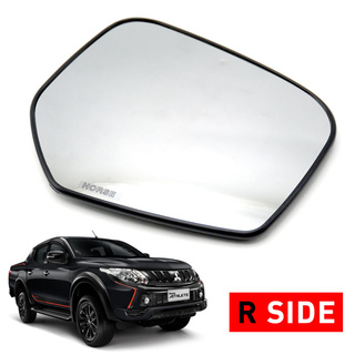 เนื้อเลนส์กระจก ข้าง ซ้าย ใส่ Mitsubishi All New Triton Pajero Sport 2016 - 2019 Right Wing Side Door Mirror Glass