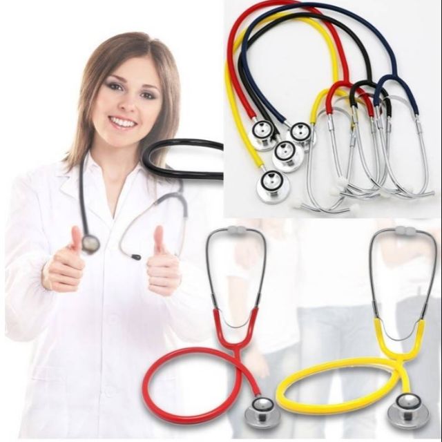 ของเล่นหูฟังคุณหมอ ที่ฟังเสียงหัวใจ ที่ตรวจคุณหมอ ของเล่นบทบาทสมมติ