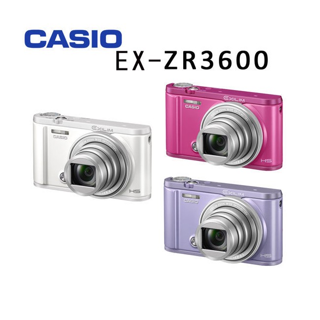 กล้องฟรุ้งฟริ้ง Casio Exilim ZR3600 รุ่นใหม่มาแรง ถ่ายสวย ฟรุ้งฟริ้ง อมชมพู wifi + bluetooth