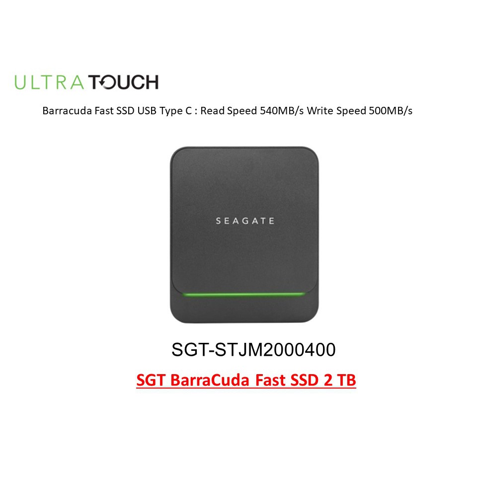 Seagate 2TB BarraCuda Fast External SSD (STJM2000400)