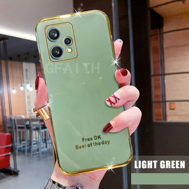 2022 เคสโทรศัพท์ Realme Narzo 50 Pro 5G / Narzo 50 5G 4G / Narzo 50A Prime / Realme9 4G 5G / Realme 9 Pro+ Free Fire New Luxury Bling Electroplating Soft Case Cover Camera Lens เคส RealmeNarzo50Pro #8