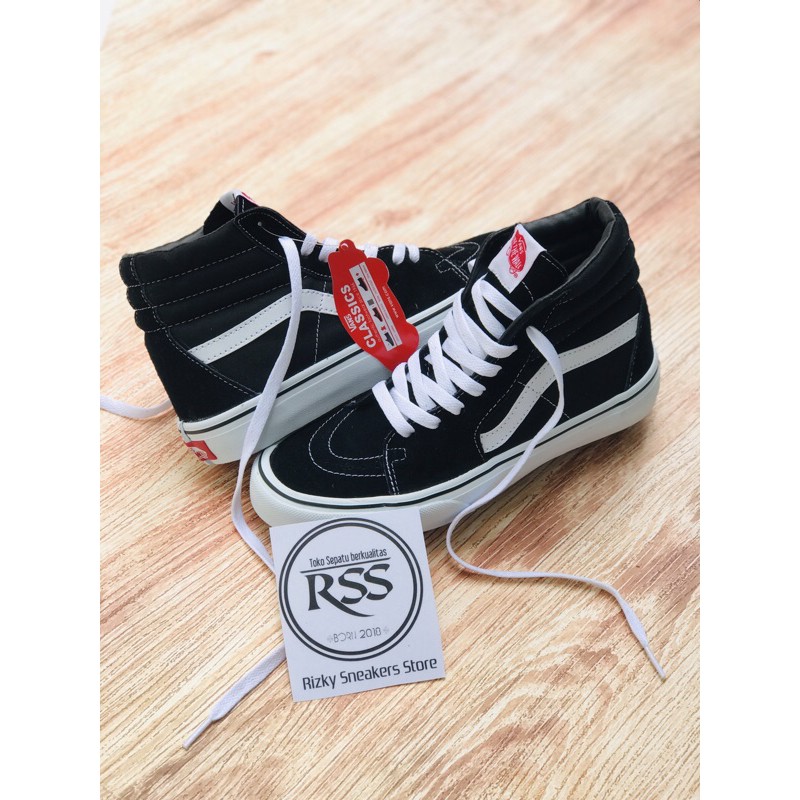 Rss - VANS SK8 HIGH BLACK WHITE PREMIUM IFC SHOES