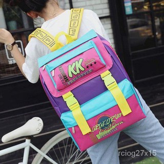 LIPANO กระเป๋าสะพายหลัง Retro Candy Color สี KK Fashion Backpack tvwa