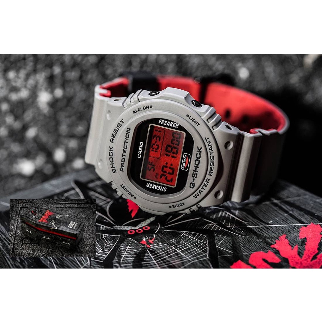 นาฬิกา G-Shock แท้ 100% รุ่น : DW-5700FS-1 ( Sneakersfeaker x G-Shock Limited edition)