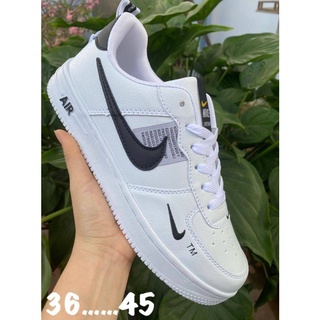 Nike air force 1 รองเท้าผ้าใบผูกเชือก