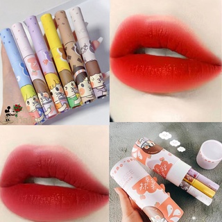 [ใหม่! ลิปสติกลิปซอฟต์แมท]  ลิปจูบไม่หลุด ลิปสติก แบบกันน้ำ Lipstick  # ติดทนนาน