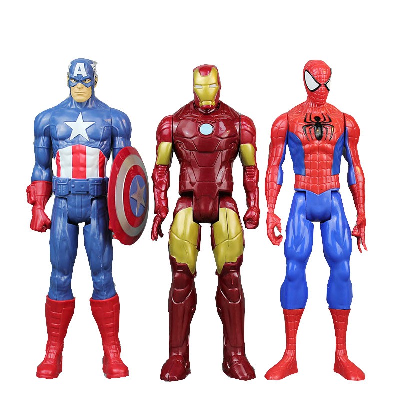 Marvel Avengers Hulk Spiderman Ironman กัปตันอเมริกา Thor Action Figure ของเล ่ น