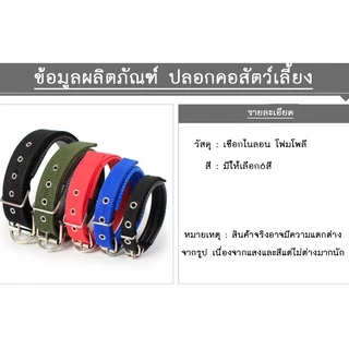 PP-142 🐕🐾 ปลอกคอสุนัขและแมว แบบไนล่อน 🐾🐈 สำหรับพันธุ์ใหญ่-พันธุ์เล็ก
