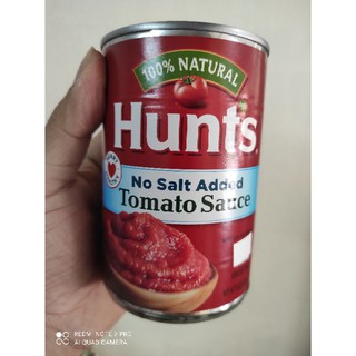 hunts มะเขือเทศ นำเข้า tomato sauce no salt added 14oz