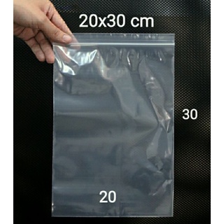 NNP-ถุงซิปใส ซองซิปใส 20x30cm 1กก ออกใบกำกับภาษีได้