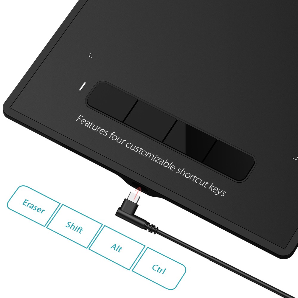 XPPen Star G960S แท็บเล็ตวาดภาพกราฟิก ปากกาดิจิทัล รองรับอุปกรณ์ Android รองรับ Tlit  & 8192 ปากกา