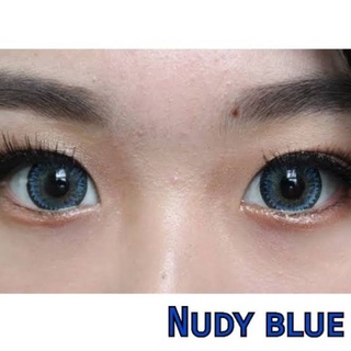 คอนแทคเลนส์ รุ่น Nudy ยี่ห้อ Pretty doll ตาโต มีสีฟ้า เขียว ม่วง ชมพู สายตาปกติ