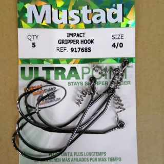 Gripper hook ตาเบ็ด Mustad รุ่น 91768S