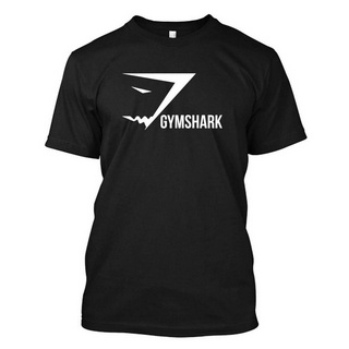 Gymshark โลโก้ใหม่ CUSTOM Mens เสื้อยืดสีดำ