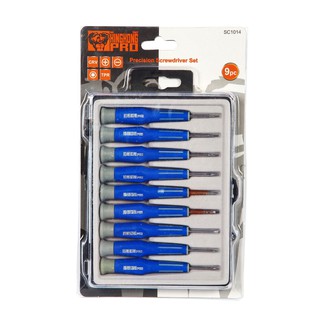 ชุดไขควง 9 ชิ้น น้ำเงิน ไจแอ้นท์ คิงคอง โปร SC1014 Screwdriver Set 9 Pcs Blue Giant King Kong Pro SC1014