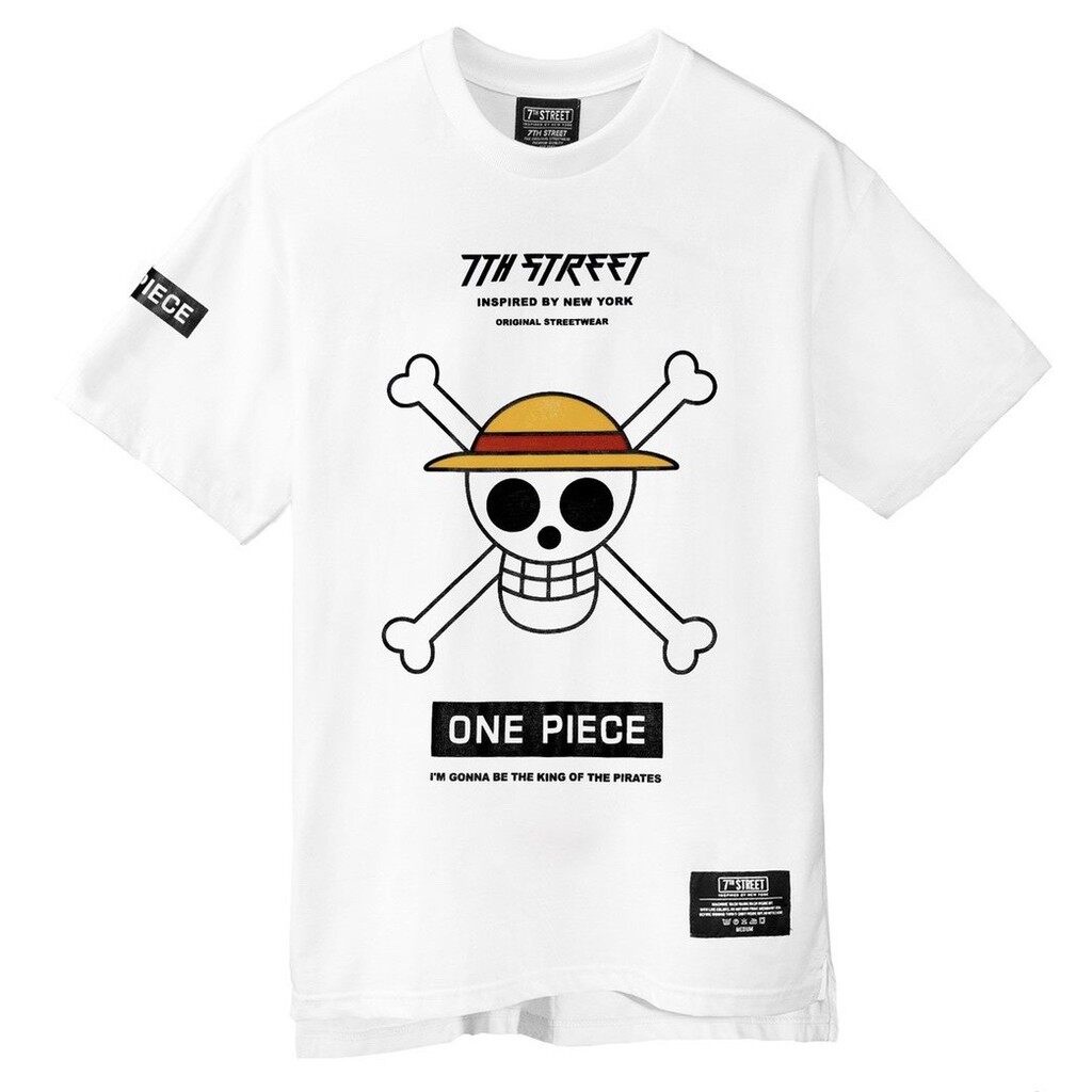 ☺♣▶7th Street X One Piece เสื้อยืดแบบโอเวอไซส์ (Oversize) รุ่น OKOP001