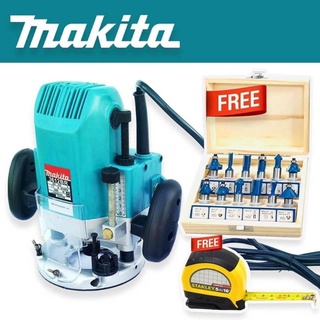 เราต์เตอร์ เครื่องเซาะร่อง Makita รุ่น 3612BR
แถมดอก 12 ดอก + ตลับเมตร Stanley