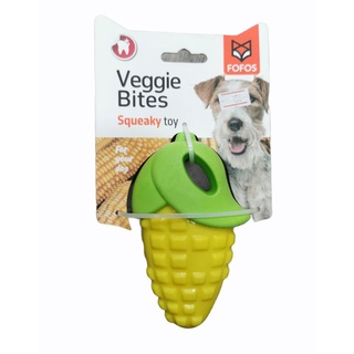 Fofos​ veggie Bites​ squeaky toy​(DCF18211)​ ของเล่นสุนัข ของเล่น สัตว์เลี้ยง​ มีเสียง​รูปข้าวโพด​