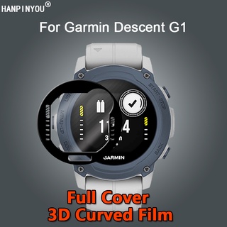 สําหรับ Garmin Descent G1 สมาร์ทวอทช์ แบบใส เต็มรูปแบบ 3D โค้ง นิ่ม ฟิล์ม PMMA ป้องกันหน้าจอ - ไม่ใช่กระจกนิรภัย