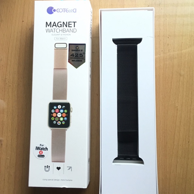 สาย Apple Watch ยี่ห้อ COTEetCI W6 Magnet Watch Band ขนาด 42mm/44mm