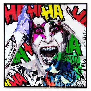 Joker #13 โจ๊กเกอร์​ คู่ปรับ Batman แบทแมน รูปภาพ​ติดผนัง pop art กรอบรูป แต่งบ้าน ของขวัญ รูปภาพ รูปภาพ