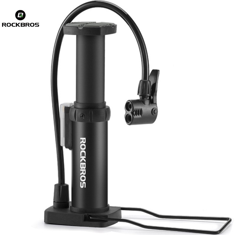 AR ROCKBROS 80 Psi ปั๊มลมยางจักรยานแรงดันสูงแบบพกพา