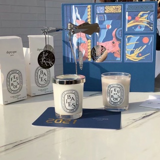 เทียนหอม Diptyque candles 2 ชิ้น ปลดปล่อยความอ่อนล้า ให้คุณรู้สึกผ่อนคลาย ไปกับกลิ่นหอมอ่อน ถ่ายสดจากสินค้าจริง100%