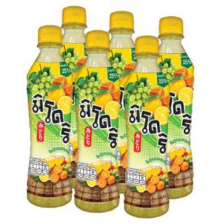 มิโดริ น้ำองุ่นขาวผสมน้ำผึ้งมะนาว ขนาด 380ml ยกแพ็ค 6ขวด MIDORI HONEY LEMON WITH GRAPE JUICE