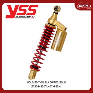 YSS โช๊ค GOLD EDITION แท้ศูนย์ 100% Honda/PCX150 18&gt;【TC302-350TL-07-853M】 BLACK/RED/GOLD