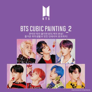 [พร้อมส่ง] BTS Cubic Painting Ver.2 แบบลูกปัด แบบติด คริสตัล บังทัน บีทีเอส เวอร์ชั่น 2