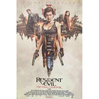 Resident Evil - The Final Chapter, โปสเตอร์หนัง